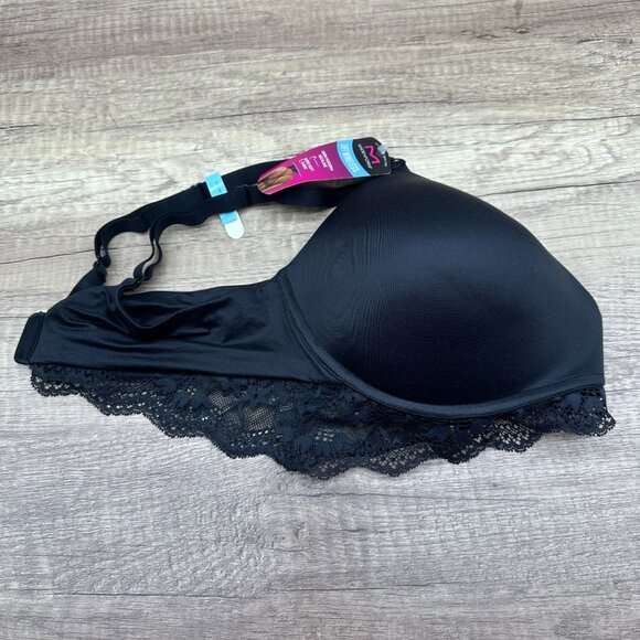 Maidenform Bra Womens Size 40C Black Love Your Lift Wireless Lace Trim DM1196 - Picture 6 of 7